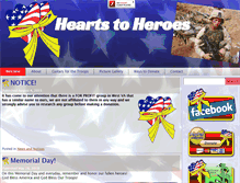 Tablet Screenshot of heartstoheroesinc.org